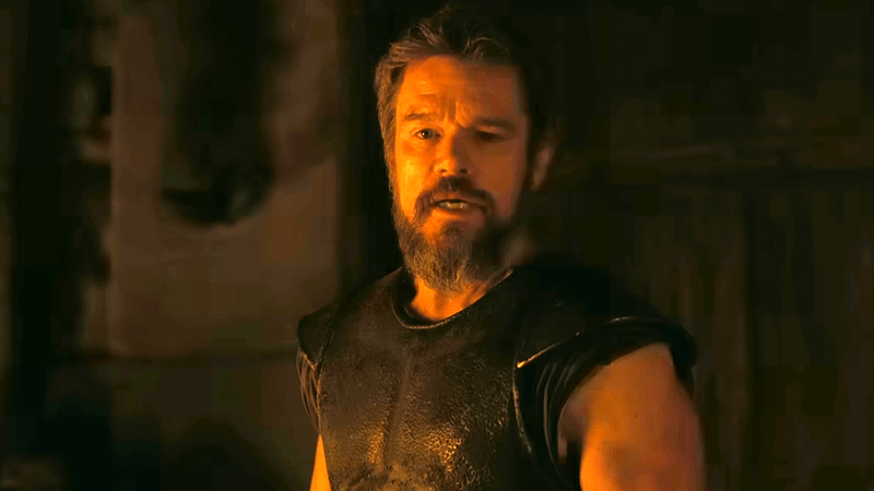 Matt Damon as Odysseus in The Odyssey.