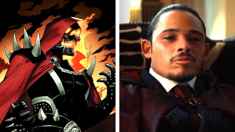 Parker Robbins Ghost Rider, Anthony Ramos Hood.