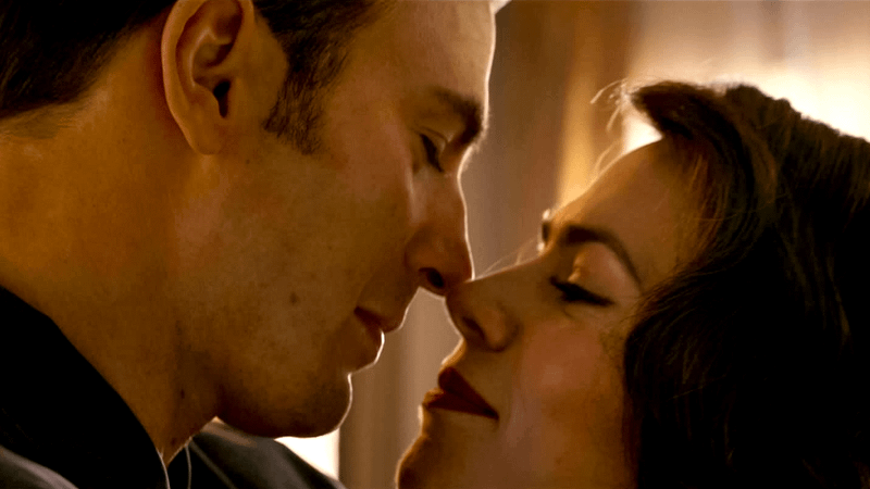 Chris Evans as Steve Rogers & Hayley Atwell as Peggy Carter in Avengers: Endgame.