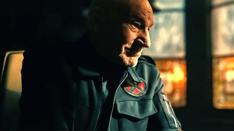 Sir Patrick Stewart as Charles Xavier in 'Avengers: Doomsday' trailer.