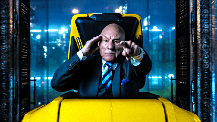 Professor X in Doctor Strange in the Multiverse of Madness.
