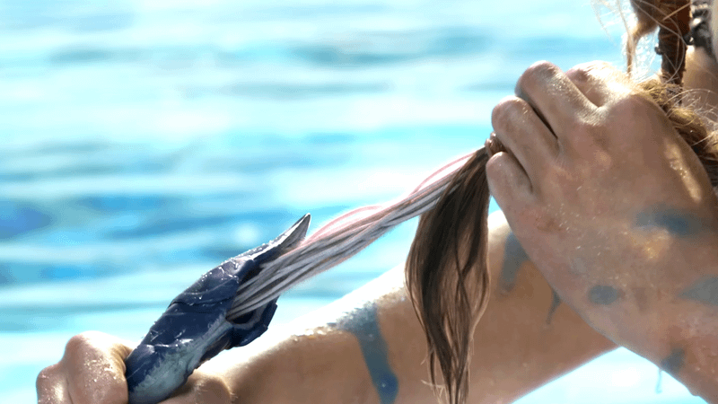 A look at Spider's new hair in Avatar 3.