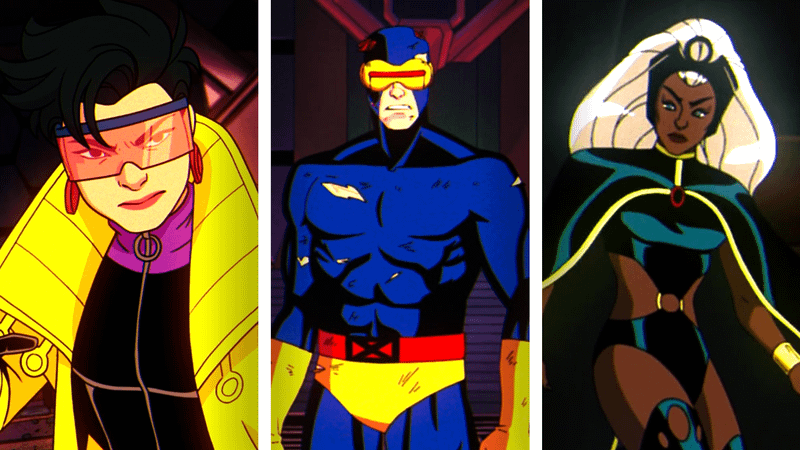 Jubilee, Cyclops, Storm.