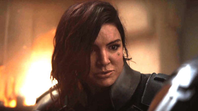 Gina Carano as Cara Dune in Star Wars.