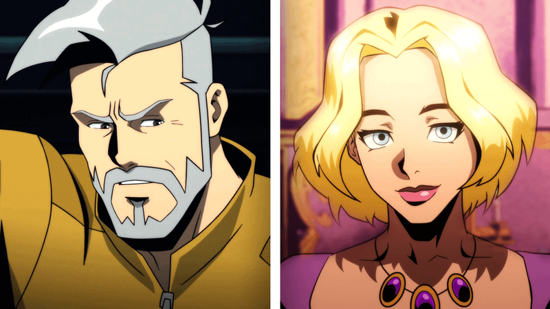 Rick Flag and Ilana Rostovic in 'Creature Commandos.'