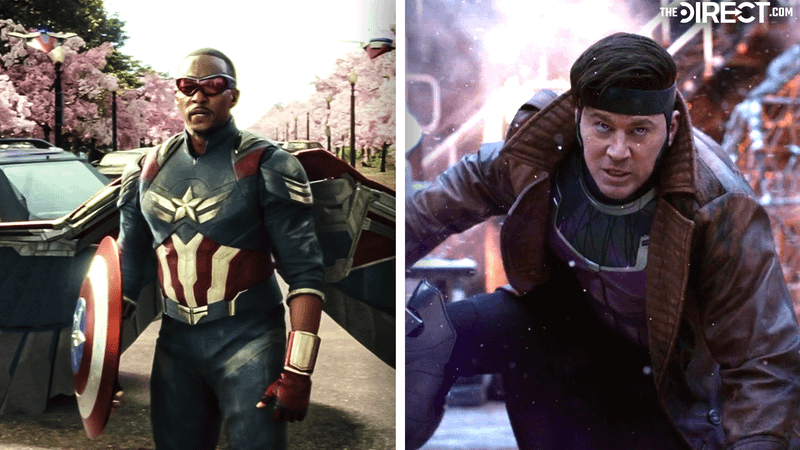 Anthony Mackie as Sam Wilson/Captain America in 'Captain America: Brave New World,' Channing Tatum as Gambit in 'Deadpool and Wolverine.'