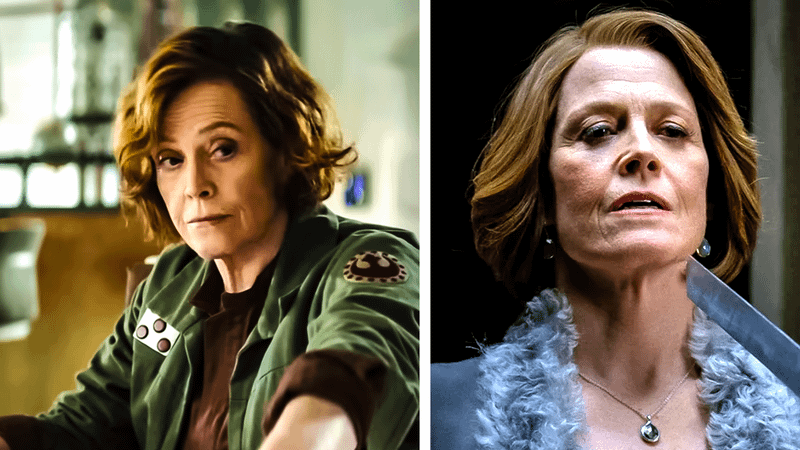 Sigourney Weaver as Ward in 'The Mandalorian and Grogu' and as Alexandra Reid in 'The Defenders.'