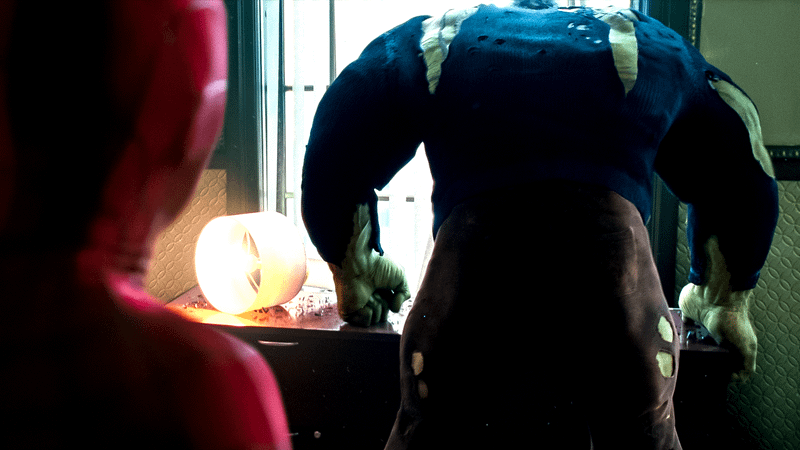 Spider-Man and the Hulk in Spider-Man: Brand New Day.