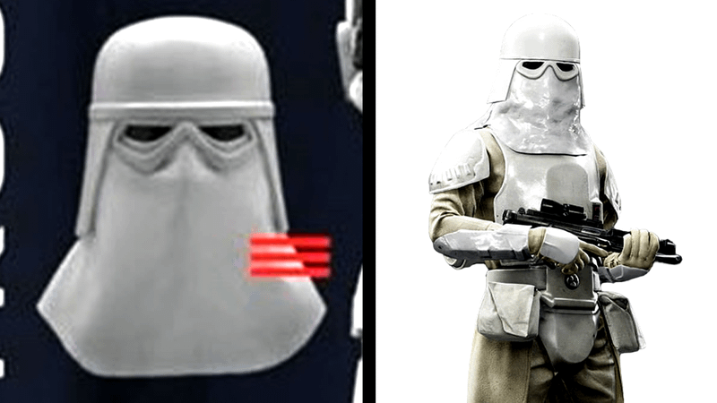 Snowtrooper helmet Mandalorian & Grogu t-shirt design.