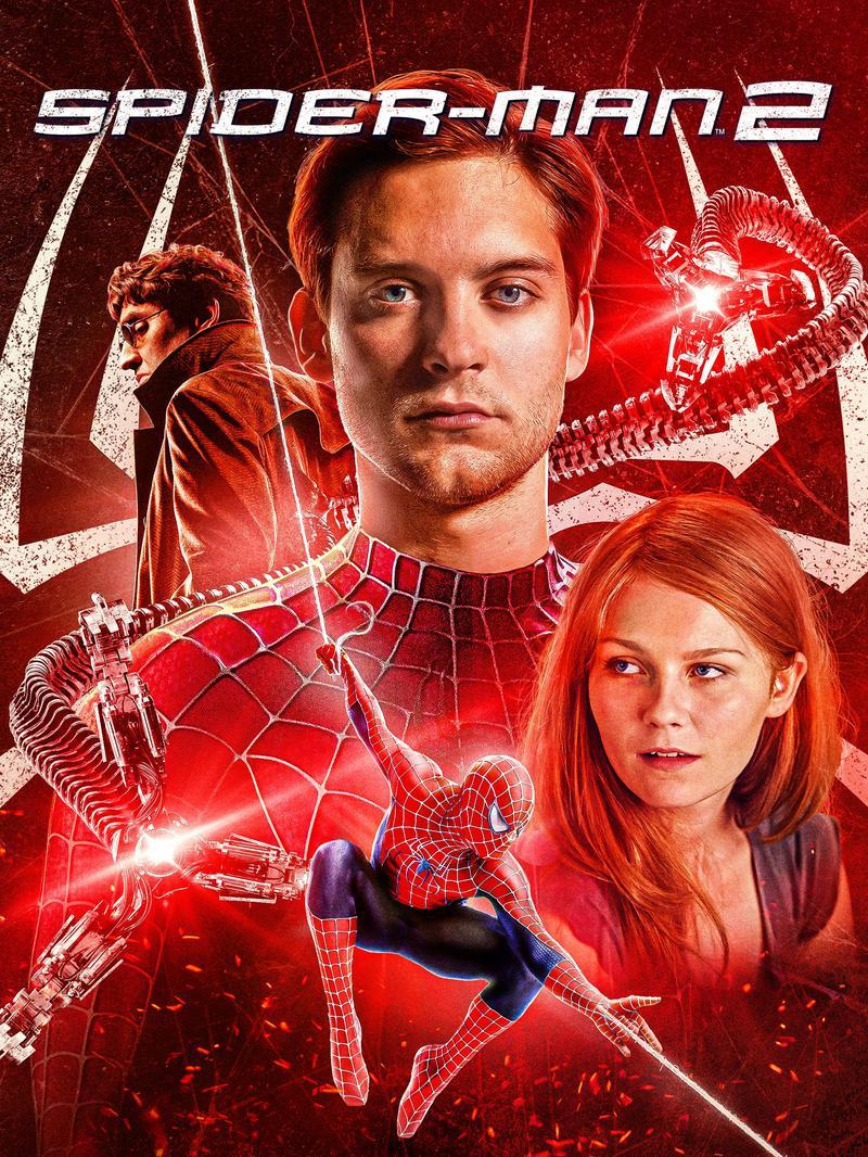Spider-Man 2 2004 digital poster artwork.