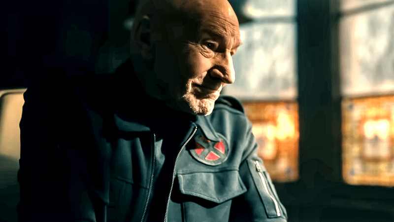Patrick Stewart as Professor X in Avengers: Doomsday teaser 3.