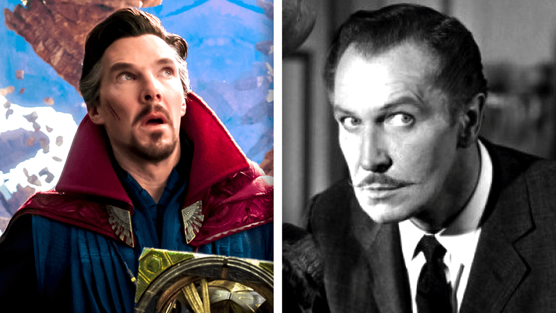 Benedict Cumberbatch as Doctor Strange, Vincent Price