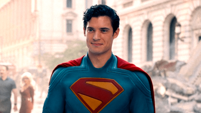 David Corenswet as Superman in the DCU.
