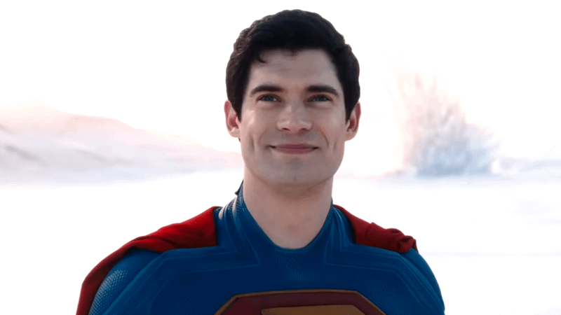 David Corenswet as Superman in Supergirl.