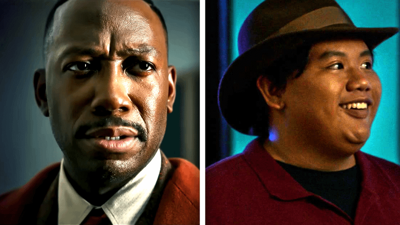  Lamorne Morris as Robbie Robertson and Jacob Batalon as Ned Leeds.