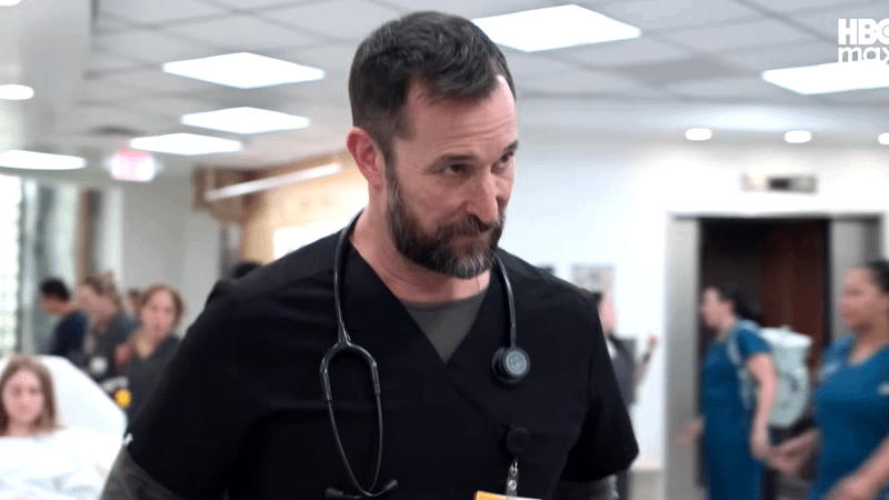Noah Wyle's Dr. Robby in The Pitt Season 2, Episode 14.