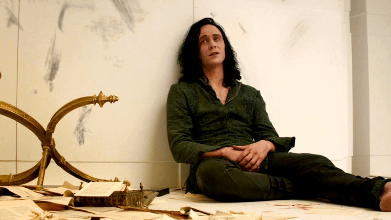 Tom Hiddleston as Loki in Thor: The Dark World.