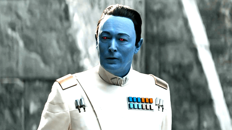 Lars Mikkelsen as Grand Admiral Thrawn in Ahsoka Season 1