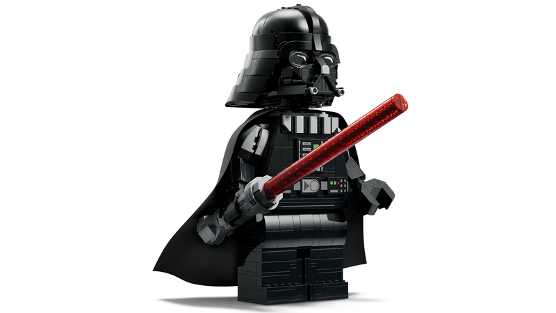 A different look at the Up-Scaled Darth Vader™ Minifigure.