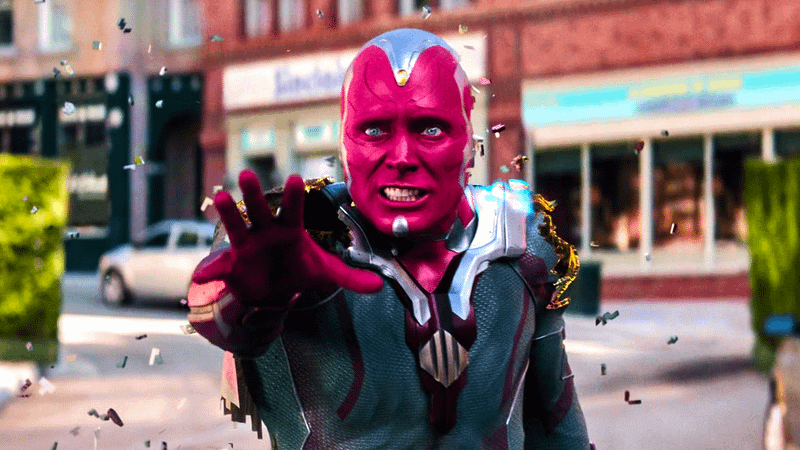 Paul Bettany as Vision in WandaVision.