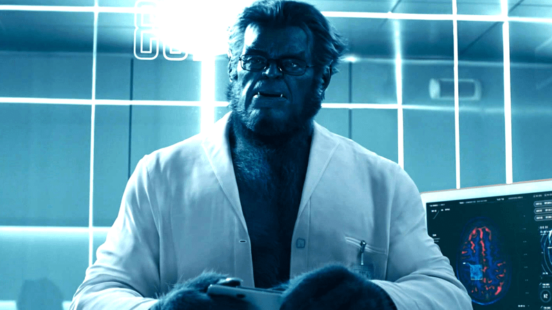 Kelsey Grammer's Beast from The Marvels' post-credit scene