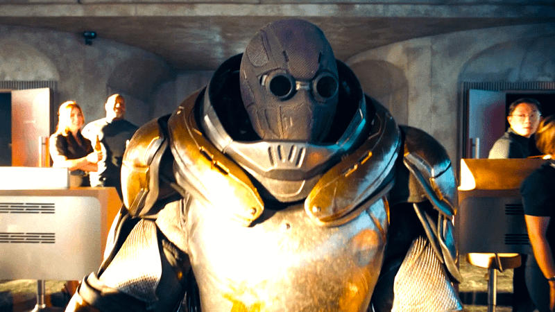 Ultraman with in the Hammer of Boravia armor in Superman