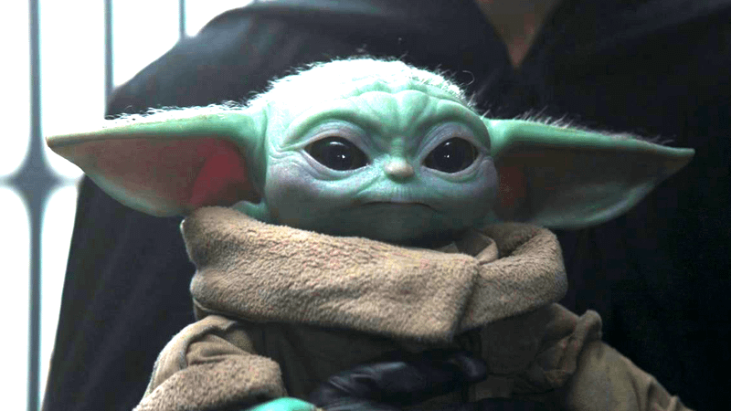 Grogu in The Mandalorian