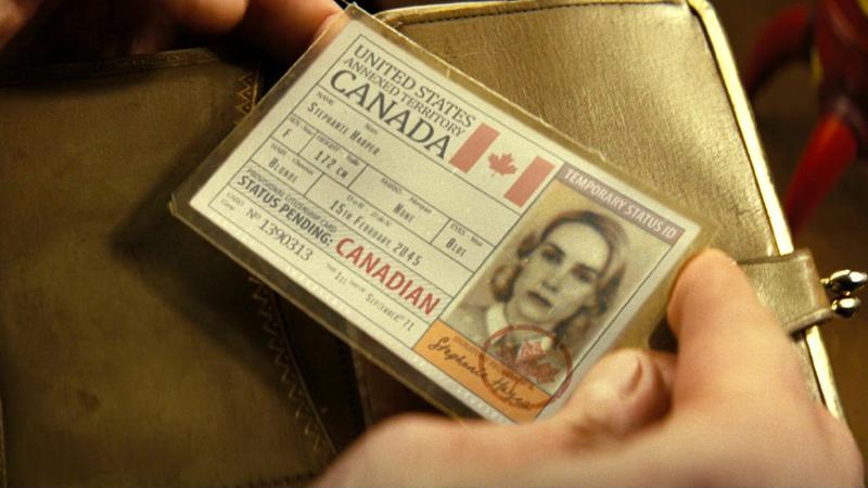 Steph Harper's Canada ID card in Fallout Season 2