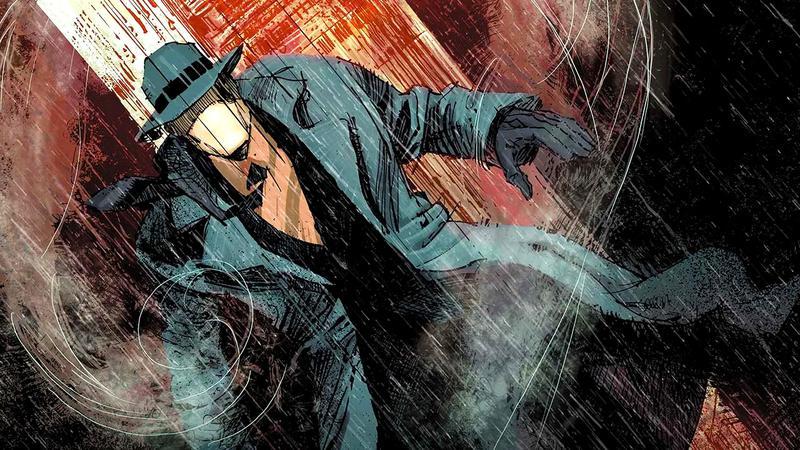 The Question in full costume in DC Comics