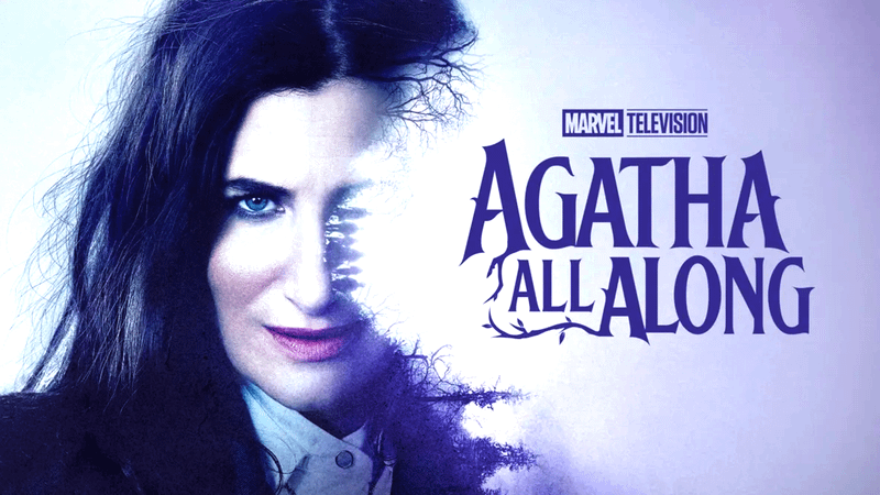Agatha All Along promotional image with Kathryn Hahn.
