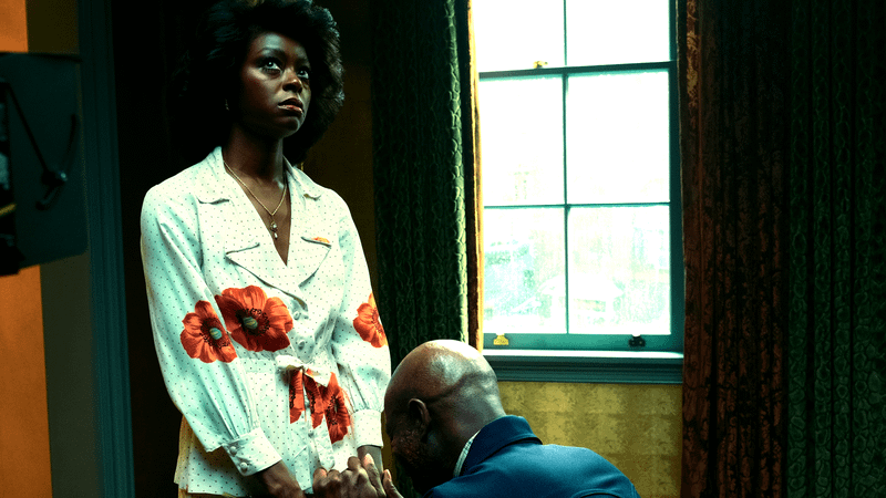 Alamo's mother having no emotions over Preston's begging in Euphoria Season 3.