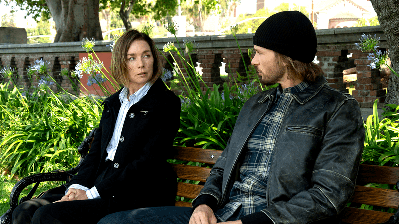 Julianne Nicholson as Sinatra & Jon Beavers as Billy Price in Paradise Season 2, Episode 3.