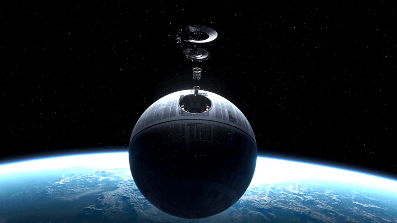 The Death Star in season 1 of Andor