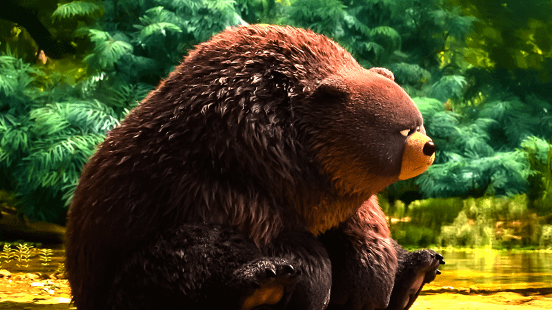 Ellen, the main bear character in Hoppers.