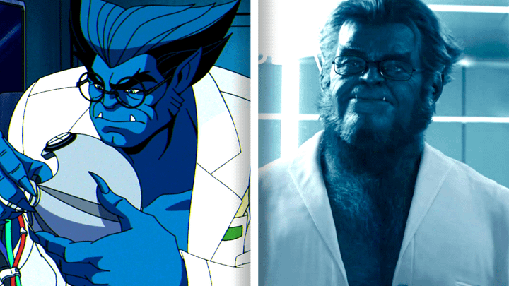Beast in X-Men '97 and in The Marvels