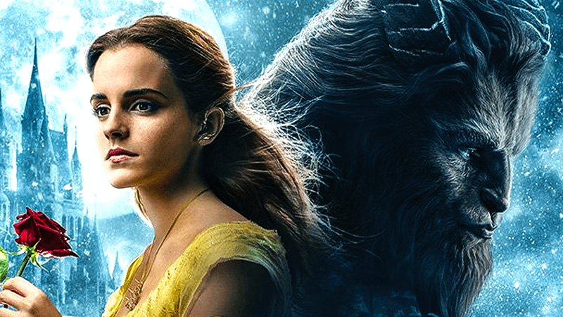 Promotional poster for the 2017 live-action Disney film Beauty and the Beast.