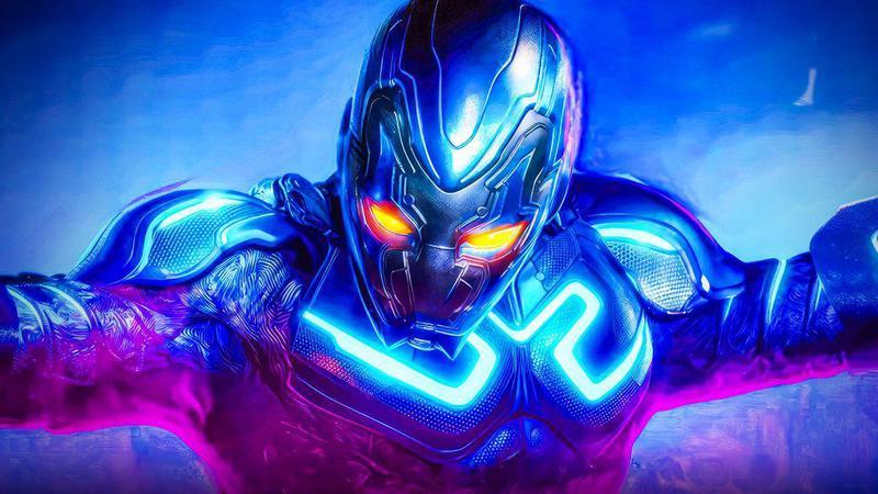 Blue Beetle from the 2023 film.