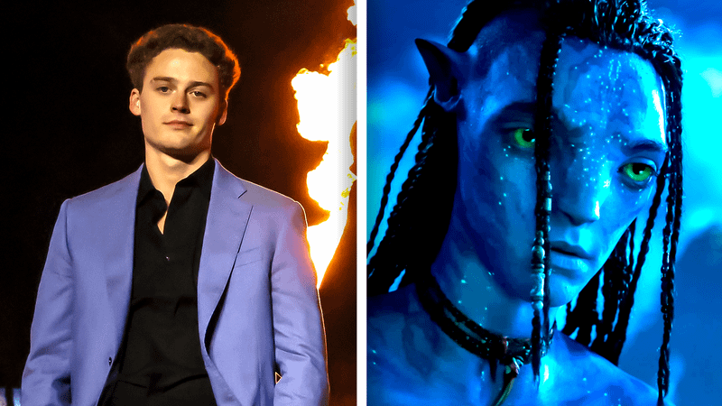 Britain Dalton as Lo'ak in Avatar Fire and Ash