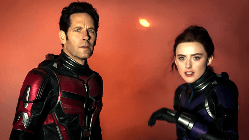 Paul Rudd's Scott Lang alongside Kathryn Newton as Cassie Lang.