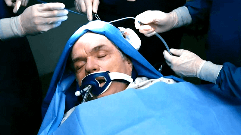 Dr. Charles getting surgery in Chicago Med Season 11, Episode 17.