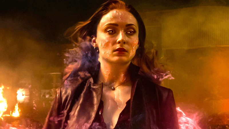 Sophie Turner as Jean Grey in Dark Phoenix.