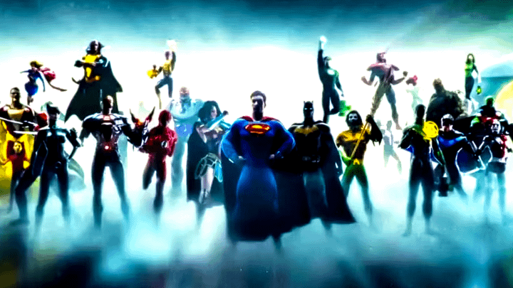 The DC Universe banner.