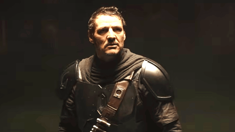 Pedro Pascal's Din Djarin in The Mandalorian & Grogu.