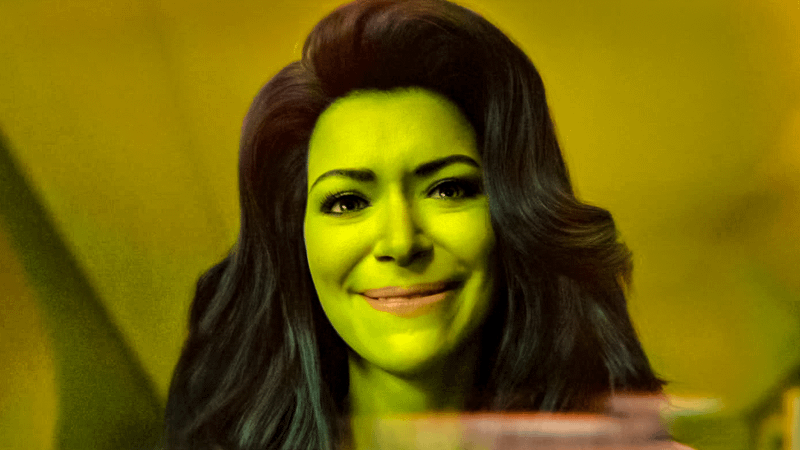 Tatiana Maslany as She-Hulk in She-Hulk: Attorney at Law.
