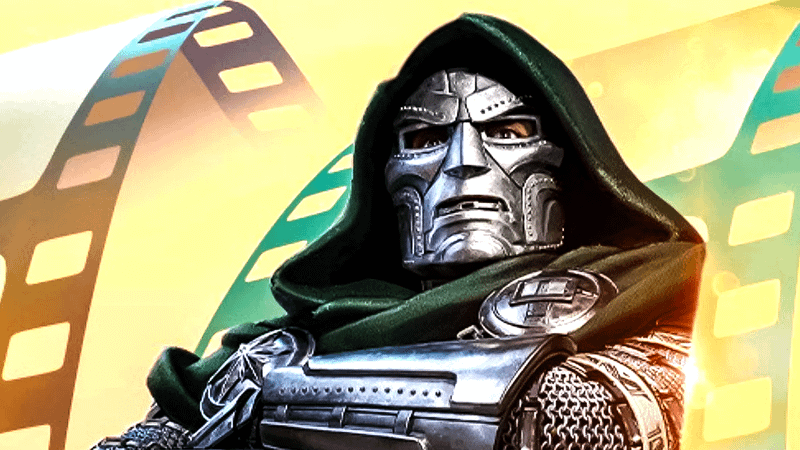 Doctor Doom played by Robert Downey Jr.
