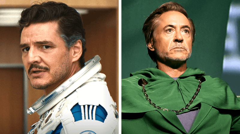 Pedro Pascal as Reed Richards as Robert Downey Jr.