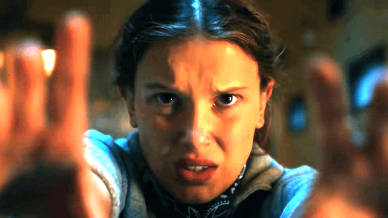 Millie Bobby Brown as Eleven in Stranger Things Season 5