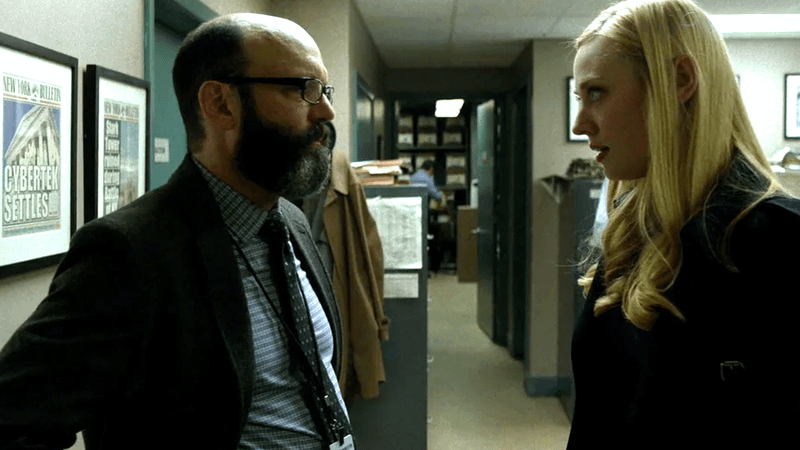 Mitchell Ellison & Karen Page in Daredevil: Born Again.