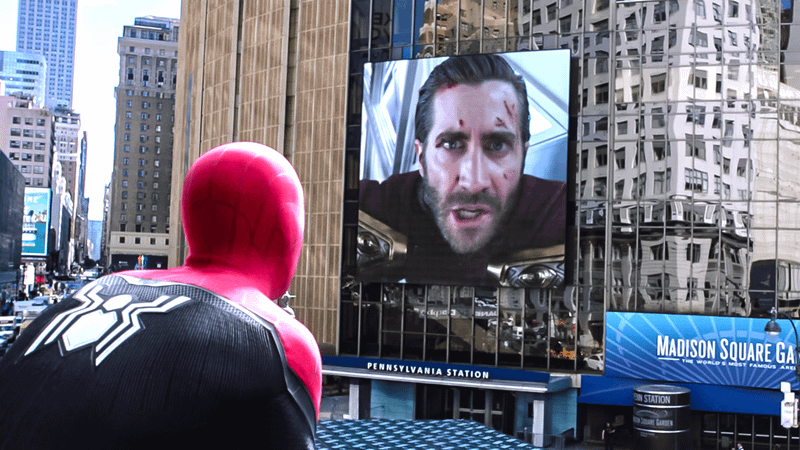 Spider-Man in the Mysterio reveal.