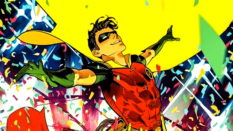 Dick Grayson as Robin in DC Comics.